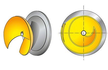 Impulsor: Impulsor abierto, diagonal de un solo álabe (impulsor D)